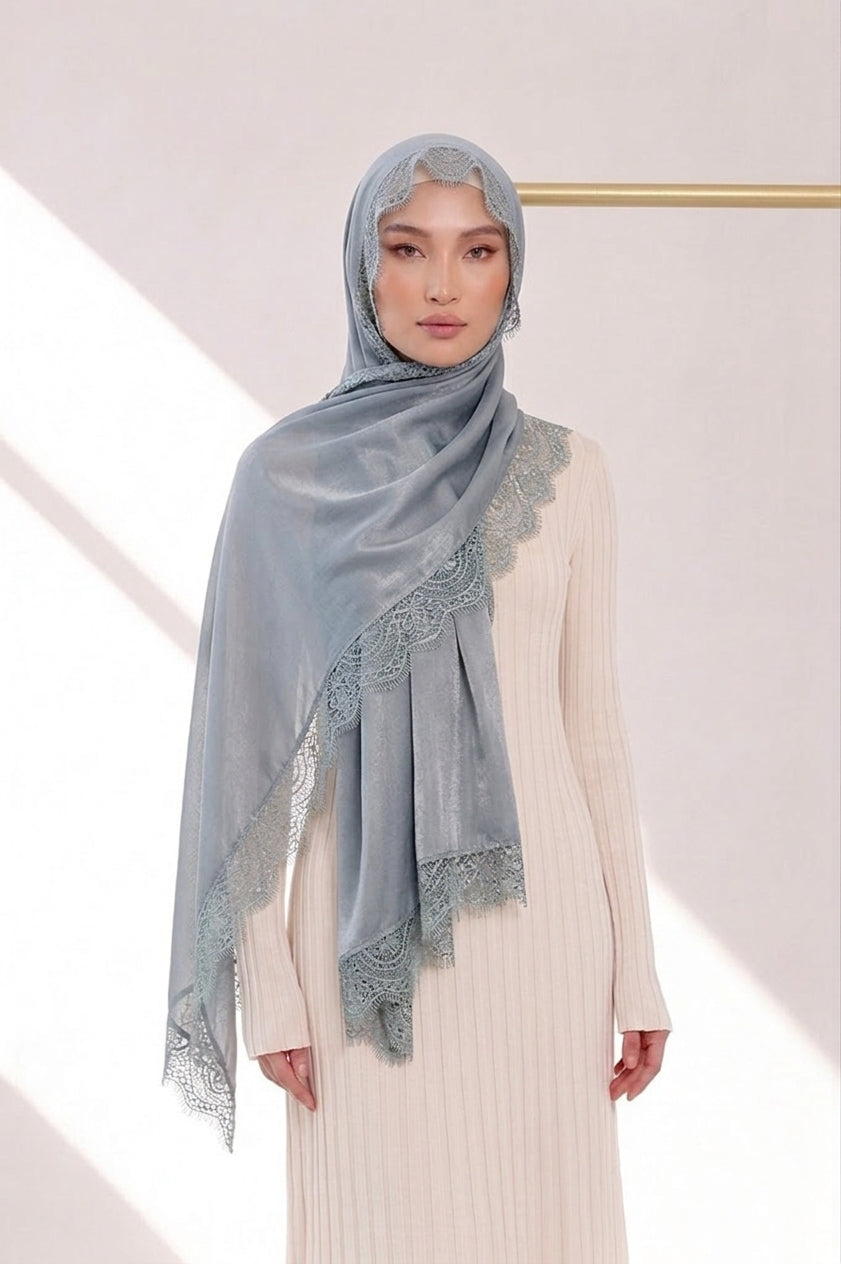Premium Lace Modal Hijab